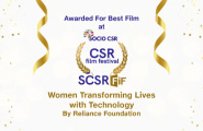 Best CSR Film award for Women Transforming Lives
